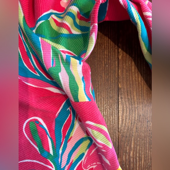 Lilly Pulitzer Charlene Dress Jungle Tumble Pomegranate - Picture 2 of 4